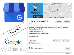 Google Business Tiara Maskot