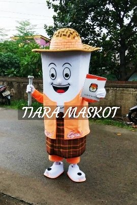 kostum maskot kpu pilkada kabupaten tangerang