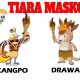 kostum maskot pon papua 2020 kangpo drawa xx